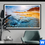 Poster Vulkan Island Querformat Produktvorschau mit dem Bild Vulkan Island im Format Querformat.