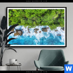 Poster Wald Meer Querformat Produktvorschau mit dem Bild Wald & Meer im Format Querformat.