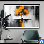 Poster Wurzeln Der Farbigen Stille Querformat Produktvorschau mit dem Bild Wurzeln der farbigen Stille im Format Querformat.