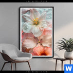 Poster Zarte Bluetenpracht Hochformat Produktvorschau mit dem Bild Zarte Blütenpracht im Format Hochformat.