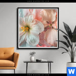 Poster Zarte Bluetenpracht Quadrat Produktvorschau mit dem Bild Zarte Blütenpracht im Format Quadrat.