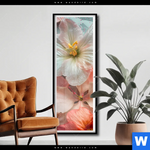 Poster Zarte Bluetenpracht Schmal Produktvorschau mit dem Bild Zarte Blütenpracht im Format Schmal.