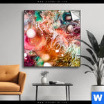 Spannbild Abstract Artwork No 1 Quadrat Produktvorschau mit dem Bild Abstract Artwork No.1 im Format Quadrat.