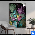 Spannbild Abstrakte Bunte Blasen Hochformat Produktvorschau mit dem Bild Abstrakte Bunte Blasen im Format Hochformat.