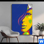 Spannbild Abstrakte Frau No 1 Hochformat Produktvorschau mit dem Bild Abstrakte Frau No.1 im Format Hochformat.