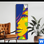 Spannbild Abstrakte Frau No 1 Schmal Produktvorschau mit dem Bild Abstrakte Frau No.1 im Format Schmal.