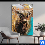 Spannbild Abstrakter Highlander Hochformat Produktvorschau mit dem Bild Abstrakter Highlander im Format Hochformat.