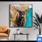 Spannbild Abstrakter Highlander Quadrat Produktvorschau mit dem Bild Abstrakter Highlander im Format Quadrat.