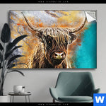 Spannbild Abstrakter Highlander Querformat Produktvorschau mit dem Bild Abstrakter Highlander im Format Querformat.