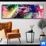 Spannbild Abstrakter Leguan Panorama Produktvorschau mit dem Bild Abstrakter Leguan im Format Panorama.