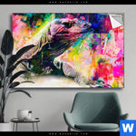Spannbild Abstrakter Leguan Querformat Produktvorschau mit dem Bild Abstrakter Leguan im Format Querformat.