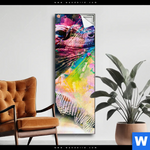 Spannbild Abstrakter Leguan Schmal Produktvorschau mit dem Bild Abstrakter Leguan im Format Schmal.