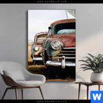 Spannbild Alte Rostige Autos Hochformat Produktvorschau mit dem Bild Alte rostige Autos im Format Hochformat.