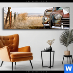 Spannbild Alte Rostige Autos Panorama Produktvorschau mit dem Bild Alte rostige Autos im Format Panorama.