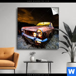 Spannbild Altes Auto Quadrat Produktvorschau mit dem Bild Altes Auto im Format Quadrat.