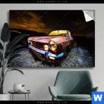 Spannbild Altes Auto Querformat Produktvorschau mit dem Bild Altes Auto im Format Querformat.