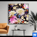Spannbild Aquarell Von Wilden Blumen Quadrat Produktvorschau mit dem Bild Aquarell von wilden Blumen im Format Quadrat.