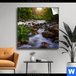 Spannbild Asiatischer Tropischer Dschungel Quadrat Produktvorschau mit dem Bild Asiatischer tropischer Dschungel im Format Quadrat.