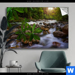 Spannbild Asiatischer Tropischer Dschungel Querformat Produktvorschau mit dem Bild Asiatischer tropischer Dschungel im Format Querformat.