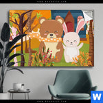 Spannbild Baer Haeschen Querformat Produktvorschau mit dem Bild Bär & Häschen im Format Querformat.