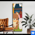 Spannbild Baer Haeschen Schmal Produktvorschau mit dem Bild Bär & Häschen im Format Schmal.