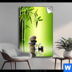 Spannbild Bambus Steine Hochformat Produktvorschau mit dem Bild Bambus & Steine im Format Hochformat.