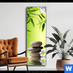 Spannbild Bambus Steine Schmal Produktvorschau mit dem Bild Bambus & Steine im Format Schmal.