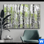 Spannbild Birkenwald Querformat Produktvorschau mit dem Bild Birkenwald im Format Querformat.