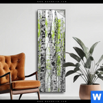 Spannbild Birkenwald Schmal Produktvorschau mit dem Bild Birkenwald im Format Schmal.