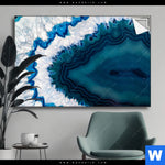 Spannbild Blauer Achat Querformat Produktvorschau mit dem Bild Blauer Achat im Format Querformat.