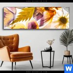 Spannbild Blumen Collage No 1 Panorama Produktvorschau mit dem Bild Blumen Collage No.1 im Format Panorama.