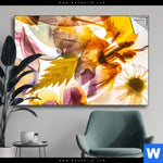 Spannbild Blumen Collage No 1 Querformat Produktvorschau mit dem Bild Blumen Collage No.1 im Format Querformat.