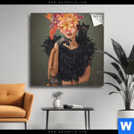 Spannbild Blumenportrait Einer Frau Quadrat Produktvorschau mit dem Bild Blumenportrait einer Frau im Format Quadrat.