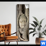 Spannbild Buddha In Baumwurzeln Schmal Produktvorschau mit dem Bild Buddha in Baumwurzeln im Format Schmal.