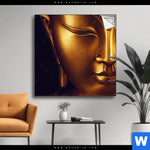 Spannbild Buddha In Harmonie Quadrat Produktvorschau mit dem Bild Buddha in Harmonie im Format Quadrat.