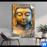 Spannbild Buddha Innerer Frieden Hochformat Produktvorschau mit dem Bild Buddha - Innerer Frieden im Format Hochformat.