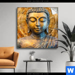 Spannbild Buddha Innerer Frieden Quadrat Produktvorschau mit dem Bild Buddha - Innerer Frieden im Format Quadrat.