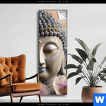 Spannbild Buddha Orchideen Schmal Produktvorschau mit dem Bild Buddha & Orchideen im Format Schmal.