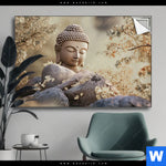 Spannbild Buddha Stille Des Seins Querformat Produktvorschau mit dem Bild Buddha - Stille des Seins im Format Querformat.