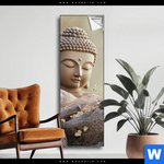Spannbild Buddha Stille Des Seins Schmal Produktvorschau mit dem Bild Buddha - Stille des Seins im Format Schmal.