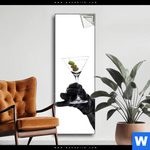 Spannbild Bulldogge Mit Martini Schmal Produktvorschau mit dem Bild Bulldogge mit Martini im Format Schmal.