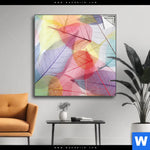 Spannbild Bunte Blaetter Quadrat Produktvorschau mit dem Bild Bunte Blätter im Format Quadrat.