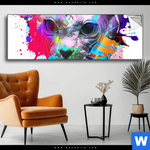 Spannbild Bunte Sphynx Weiss Panorama Produktvorschau mit dem Bild Bunte Sphynx Weiß im Format Panorama.