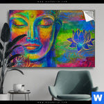 Spannbild Bunter Buddha No 2 Querformat Produktvorschau mit dem Bild Bunter Buddha No.2 im Format Querformat.