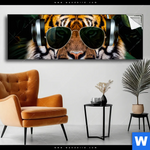 Spannbild Cooler Tiger Panorama Produktvorschau mit dem Bild Cooler Tiger im Format Panorama.