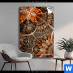 Spannbild Digitale Blumen No 2 Hochformat Produktvorschau mit dem Bild Digitale Blumen No.2 im Format Hochformat.