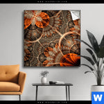 Spannbild Digitale Blumen No 2 Quadrat Produktvorschau mit dem Bild Digitale Blumen No.2 im Format Quadrat.