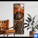 Spannbild Digitale Blumen No 2 Schmal Produktvorschau mit dem Bild Digitale Blumen No.2 im Format Schmal.