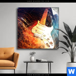 Spannbild E Gitarre Quadrat Produktvorschau mit dem Bild E-Gitarre im Format Quadrat.