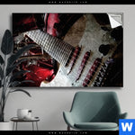 Spannbild E Gitarre Retro Look Querformat Produktvorschau mit dem Bild E-Gitarre Retro Look im Format Querformat.